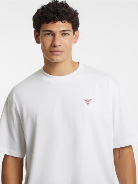 Gj Ss Cn Reg Mini Triangle Tee - Pure White