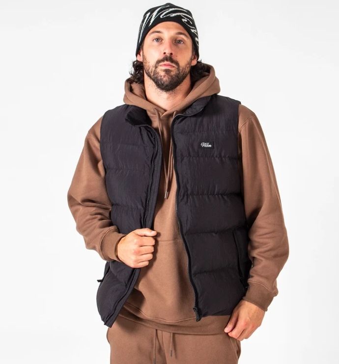 Private Puffer Vest - Black