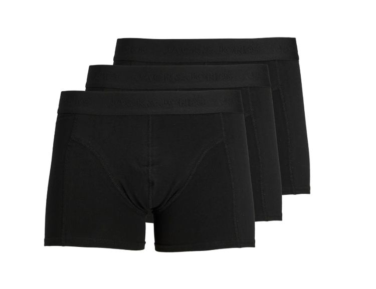 Jacwaistband Trunks 3 Pack Noos - Black