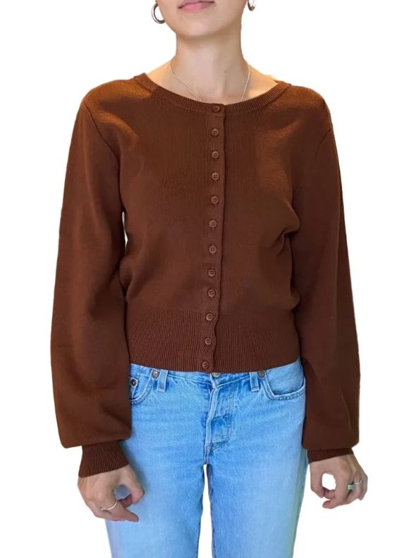 Pullover Two-Way Cardigan - Winter Fig