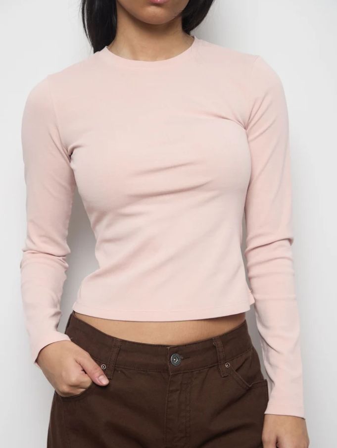 Brielle Vintage Long Sleeve - Hush Pink
