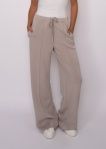 Prida Soft Knit Drawstring Pull On Pant w/ Pintucks - Birch