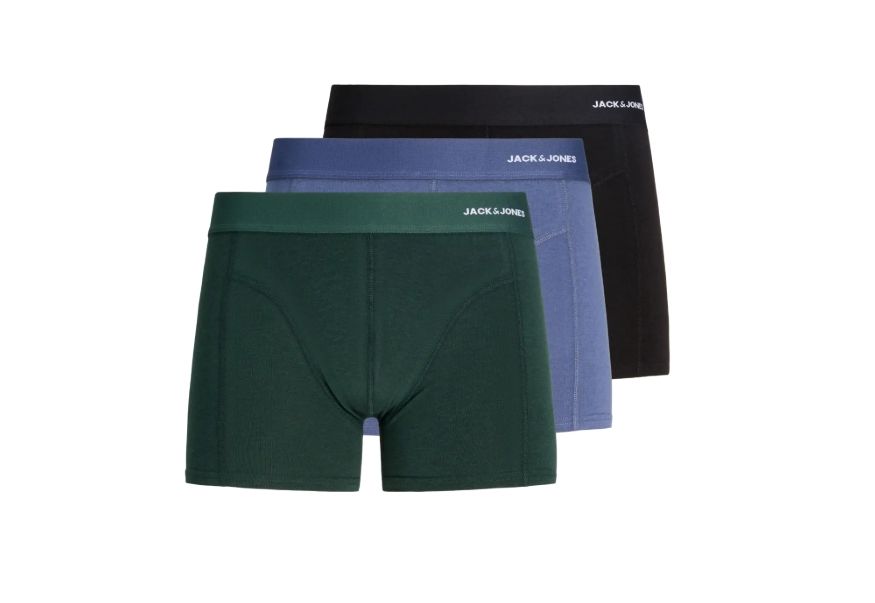 Jaccomo Solid Bamboo Trunks 3 Pack Sn - Pine Grove