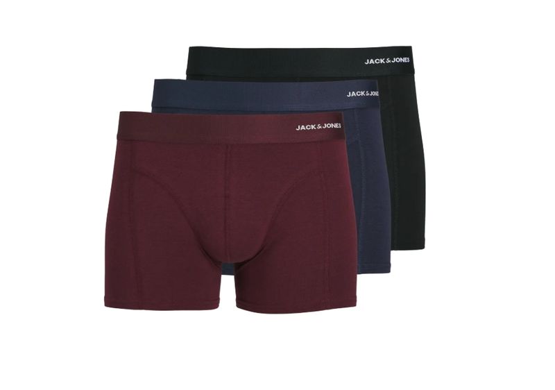 Jacbasic Bamboo Trunks 3 Pack Noos - Port Royale
