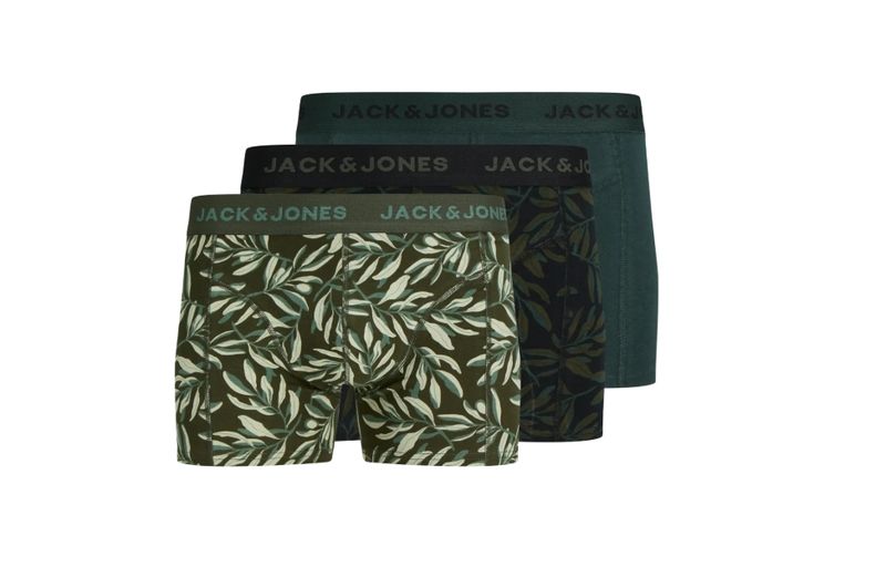 Jackien Trunks 3 Pack Styd - Black/Forest Nig