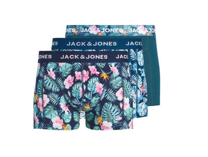 Jacbuster Flower Trunks 3 Pack Styd - Pageant Blue