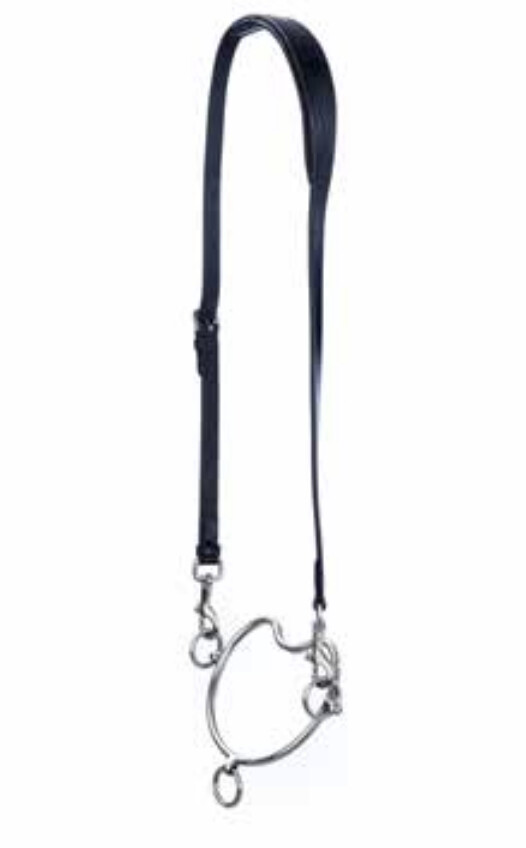 EQUI LOOK Bridle for stallion bit Black - Full