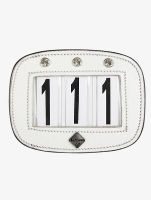 LeMieux Saddle Number Holder with Diamond White