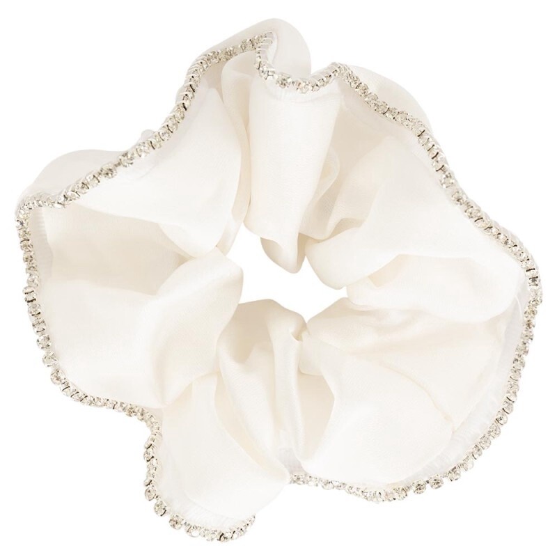 Scrunchie Shine White