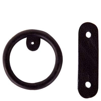 BR Rubber ring with leather for safety bar