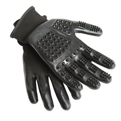 LeMieux HandsOn Grooming Glove ; M Black