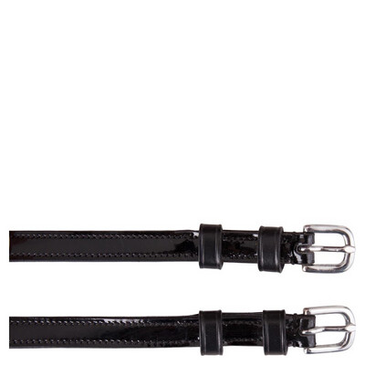BR Spur Belts Patent Leather Black Patent