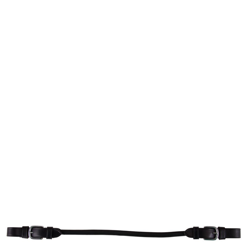 BR Saddle Strap Round Sewn Black/Silver