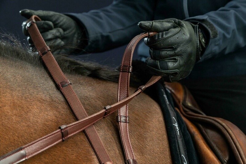 Dy&#39;on 5/8 Hunter reins 7 loops (No stopper) New Eng