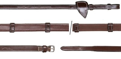 Dy&#39;on 5/8&#39;&#39; Hunter Reins with 7 leather loops
