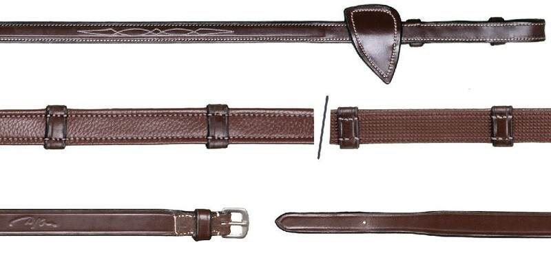 Dy&#39;on 5/8&#39;&#39; Hunter Reins with 7 leather loops