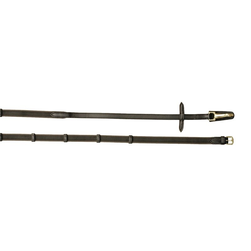 Euroriding Anti-slip Reins With Snap Hooks Natural Line