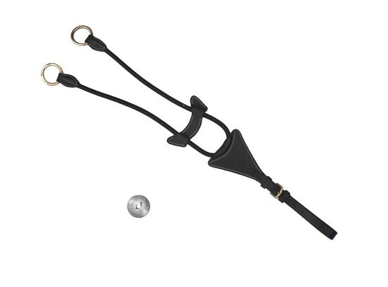 LJ Leathers Pro Selected Elastic Martingale Fork