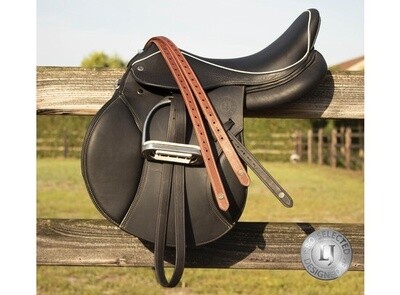 LJ Leathers Stirrup Leathers Aniline Leather