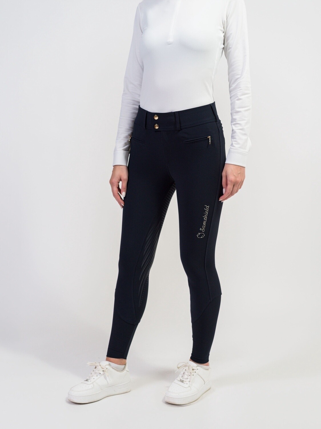 Samshield Riding Breeches Clara Full Grip Champagne