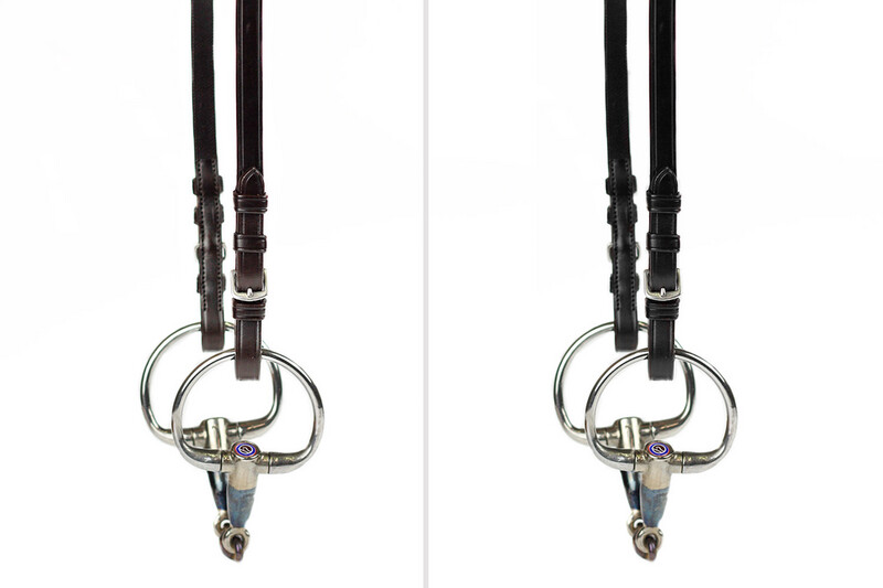 PS of Sweden Cheek Pieces with selectable cradle; flat; regular buckles