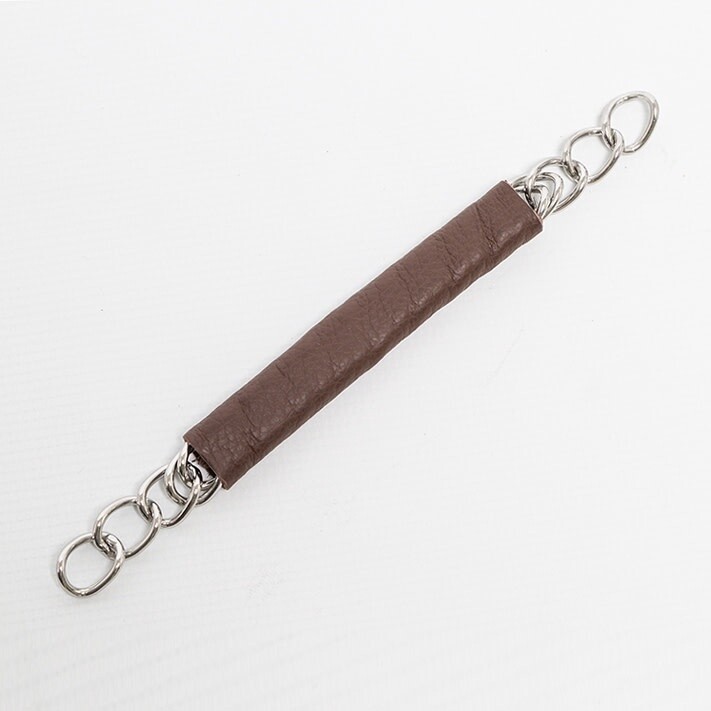 Metalab Curb chain with leather cover