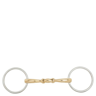 BR Double Broken Water Snaffle Soft Contact 70 mm - 12mm