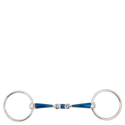 BR Double Broken Water Snaffle Sweet Iron