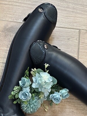 DeNiro Tricolore Salentino 01 Smooth Blue - Regal Blue/Blue navy piping/Montana Stones