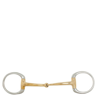 BR Single Broken Snaffle Snaffle Soft Contact