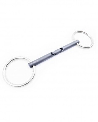Fager Madeleine Titanium Snaffle Snaffle Double Broken Loose rings