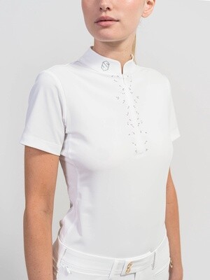Samshield Loise Crystal Leaf Short Sleeves Women Shirt