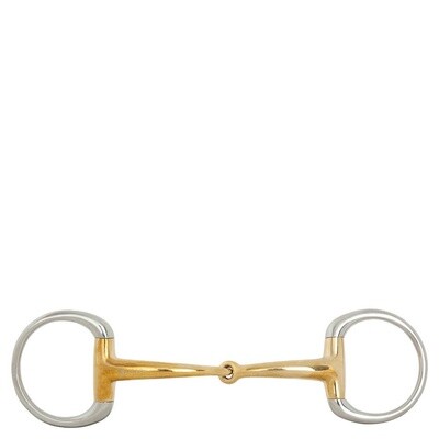 BR Single Broken Snaffle Soft Contact