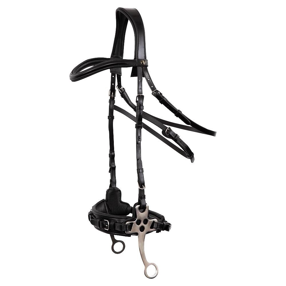 BR Bridle Lydney, Color: Black / Silver, Size: Full