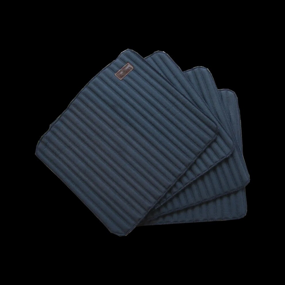 Sous-bandages Kentucky Absorber Ensemble de 4, Color: Marineblauw, Size: 45x40