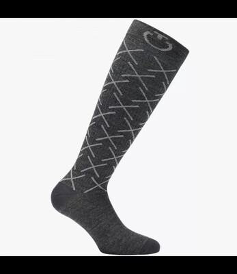 Chaussettes en laine CT, Color: Dark Grey (8980), Size: S (36-39)