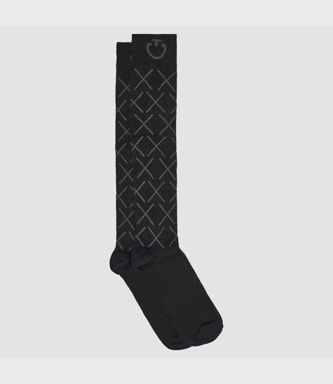 Cavalleria Toscana Wool CT Socks, Color: Zwart, Size: M (40-42)