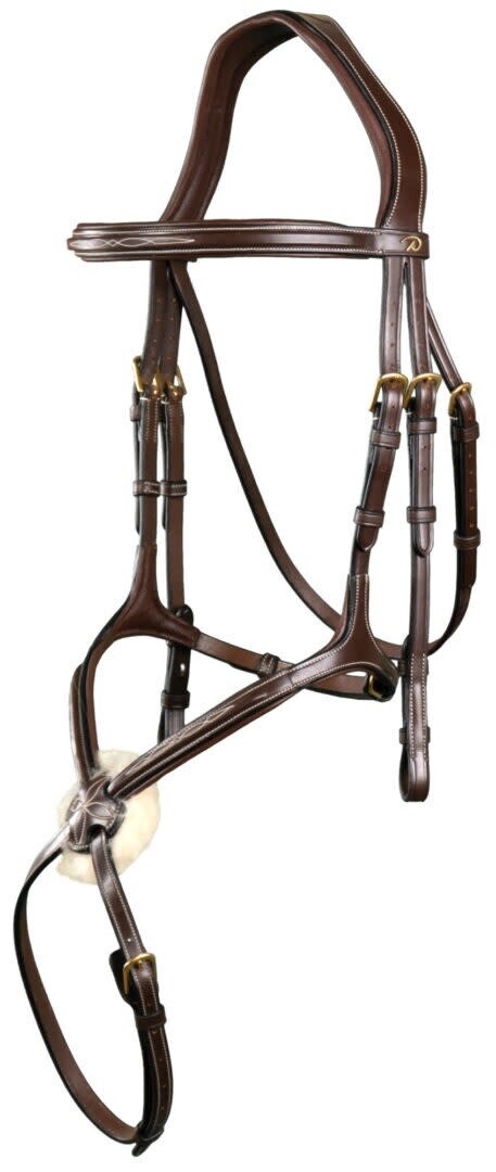 Dy&#39;on Fig 8 Noseband Bridle, Color: Brown, Size: Full