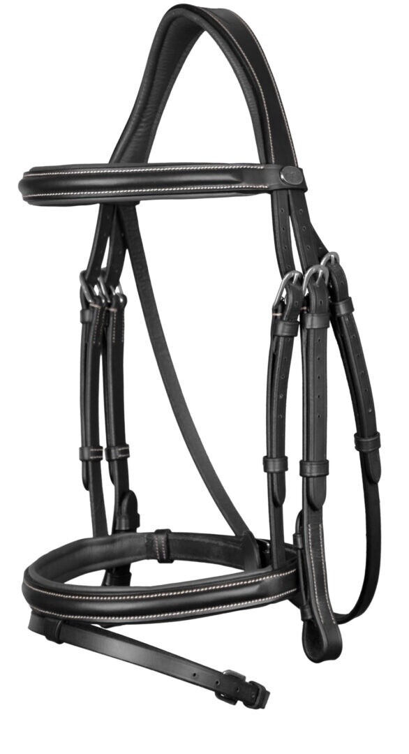 Dy&#39;on Flash Noseband Bridle Working collection, Color: Black, Size: Full