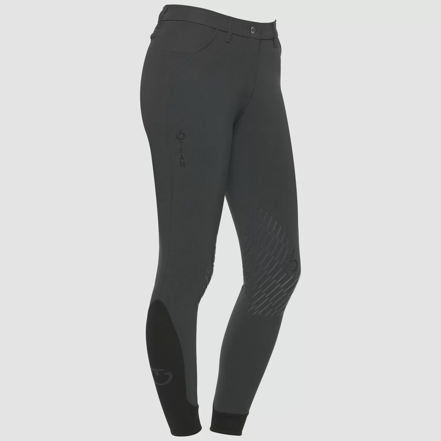 Cavalleria Toscana Ladies Riding Pants Team, Color: Dark Grey, Size: L