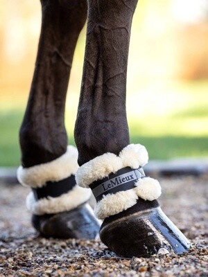 LeMieux Fleece Pastern Protectors Black (1 pair)