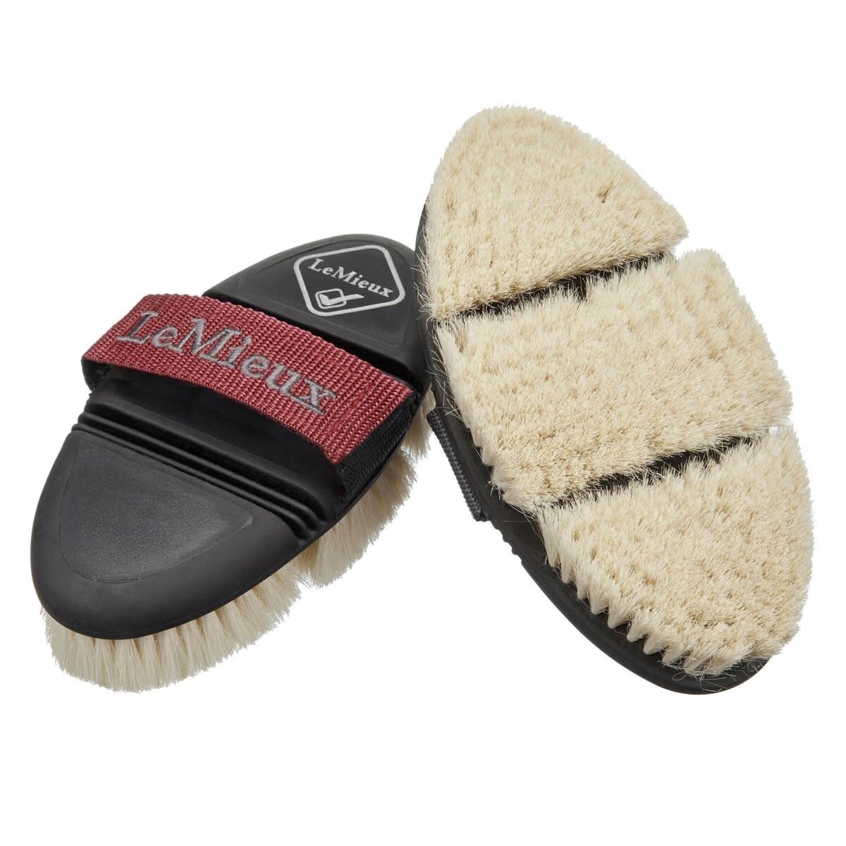 LeMieux Flexi Goat Hair Body Brush, Color: Black