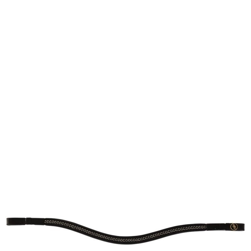 BR Browband Bridgwater, Color: Black, Size: Cob