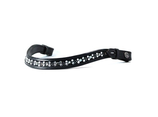 LJ Leathers Front Strap Limited Stellux Black