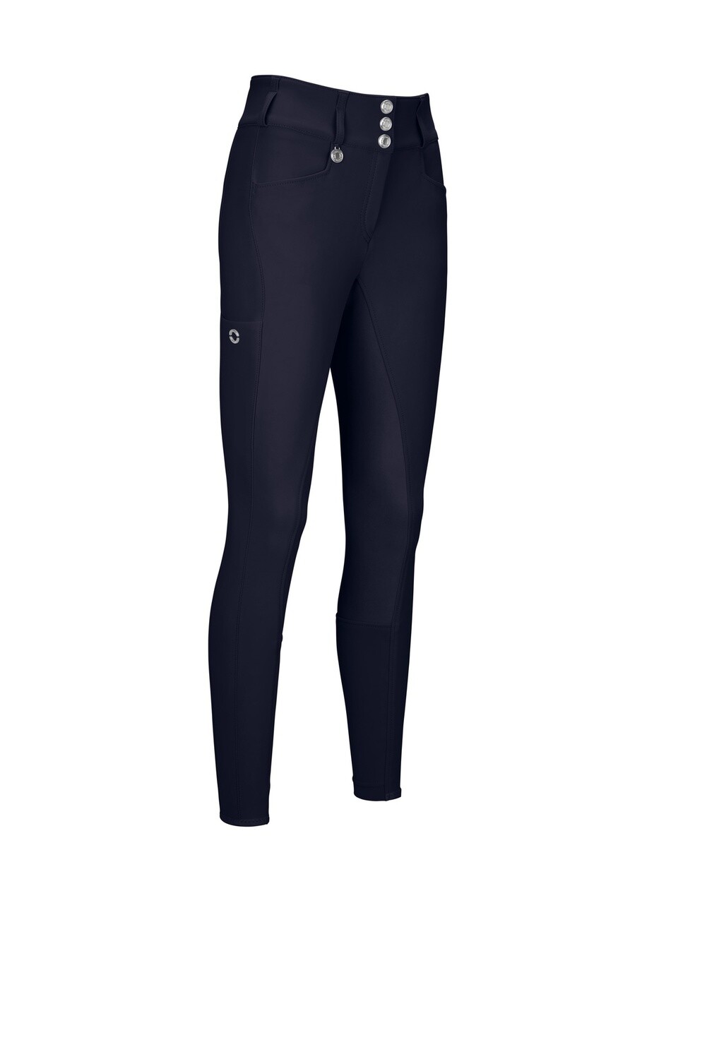 Pikeur Candela Riding Breeches Leather Grip High Waist Classic, Color: Nightblue, Size: S