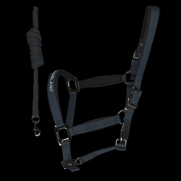 Kingsland KLhelen Halter With Rope Navy, Size: Full