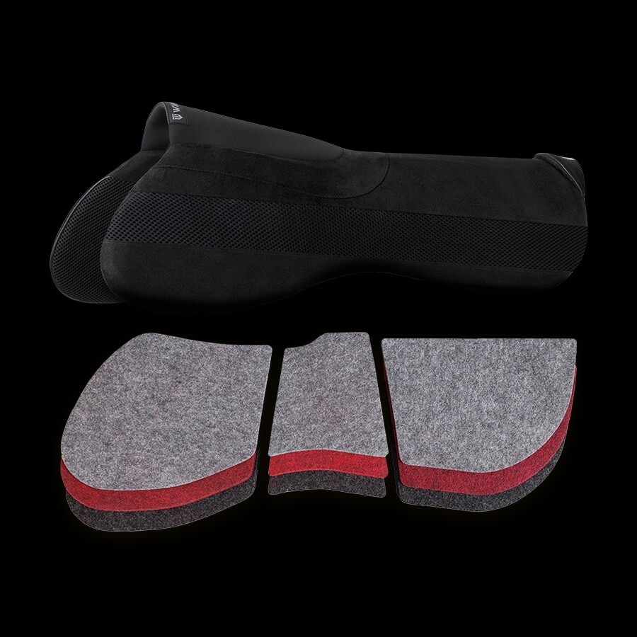 Winderen Jumping Schabracke Korrektur, Color: Coal, Dikte: Comfort (18mm), Size: 17&quot;
