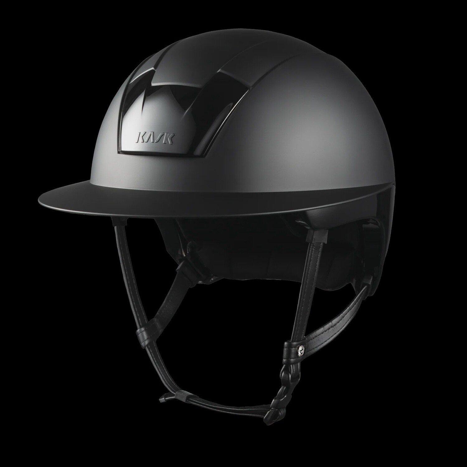 Kask Kooki Леди Хрустальный ковер + Заклепка, Color: Black Matt, Size: 57/59