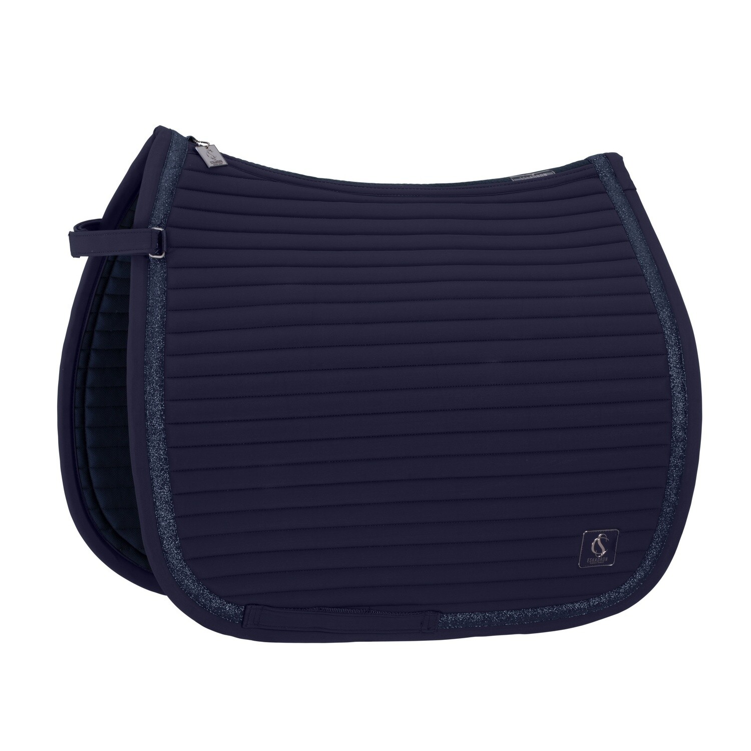 Eskadron Saddle Pad Softshell Emblem Classic Sports 24, Color: Navy, Size: Dressage Full