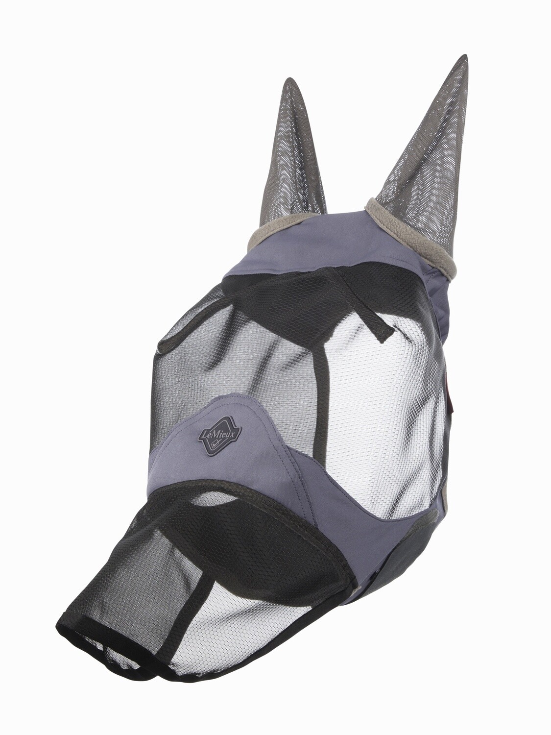 Fly Mask Visor-Tek Jay Blue, Model: Half Mask, Size: X-Full